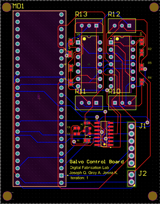 Iteration 1 layout